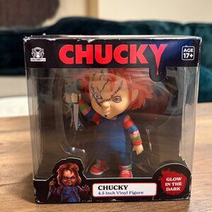 Chucky Glow in the Dark 4.5” Vinyl Figure – CultureFly – NIB